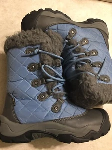 Keen boots Womens size 6.5 blue Snow boots sunriver high 1007892 - Picture 1 of 7
