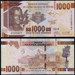 GUINEA 1000 FRANCS (P48c) 2018 UNC - Picture 1 of 1