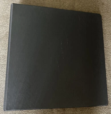 Vintage Samsill Hardback 3 Ring Binder Black R19060 Made In USA - Image 1 of 4