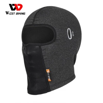 WEST BICKING зимний велосипед мотоцикла шлем крышка лицо маска шляпа головной убор серый - Изображение 1 из 4