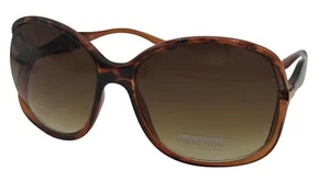 Kenneth Cole Reaction Womens Plastic Sunglass Tortoise Brown, KC1231 56F - Picture 1 of 15