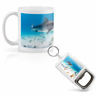 Mug & Bottle Opener-Keyring-set - Tiger Shark Ocean Sharks   #24309