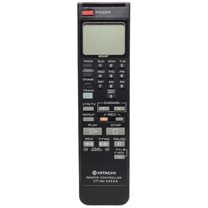 Hitachi VT-RM2050A Pre-Owned VCR Remote Control, 5618221 Factory Original - Picture 1 of 7