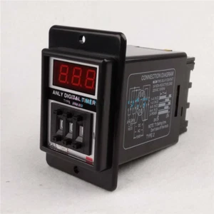 New Power on Delay Timer Time Relay ASY-3D 1-999 Minute / Seconds AC220V - Picture 1 of 5