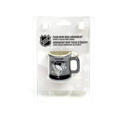 PITTSBURGH PENGUINS MINI CERAMIC MUG / CUP CHRISTMAS X-MAS ORNAMENT NHL NEW Cover