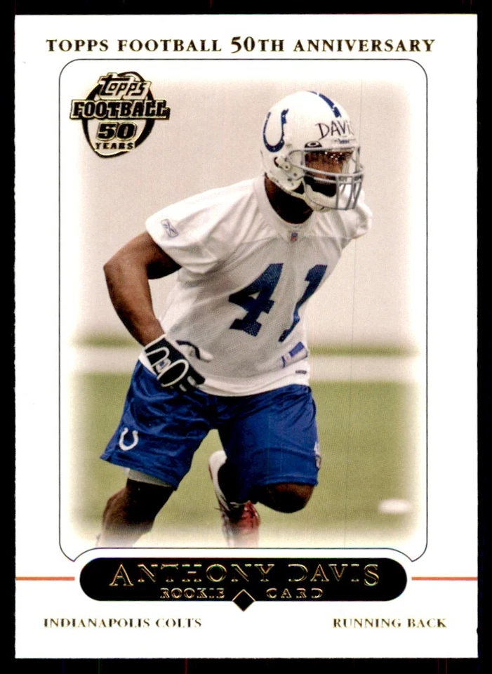 2005 TOPPS ANTHONY DAVIS INDIANAPOLIS COLTS #386 - Image 1 of 2