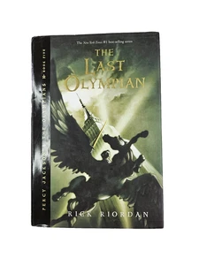 Percy Jackson The Last Olympian Book 5 HCDJ 1st Edition Lord of Time Kronos - Imagen 1 de 14