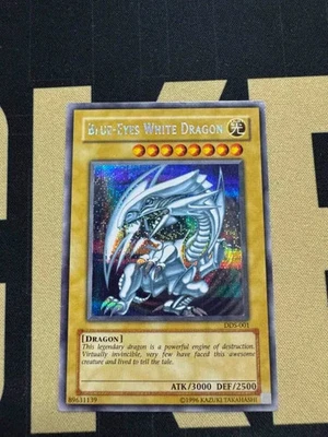 Yugioh Blue-eyes White Dragon DDS-001 *MP* - Image 1 of 3