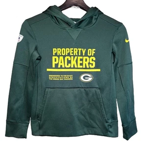 Nike Green Bay Packer Niños S Sudadera con Capucha NFL Fútbol Propiedad de Pullover Sudadera - Imagen 1 de 11