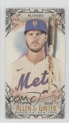 2021 Topps Allen & Ginter's Mini Black Border Pete Alonso #10 - Image 1 of 2