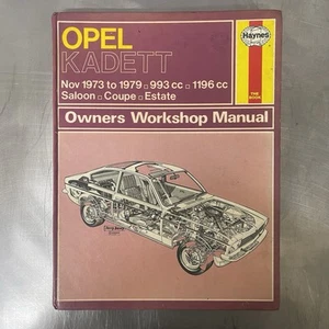 Haynes Workshop Manual Opel Kadett 1973–1979 - Saloon Coupe Estate | Book 395 - Picture 1 of 4