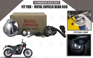 FOR ROYAL ENFIELD BEAR 650 "COMMON KEY SET LOCK KIT" - Picture 1 of 9
