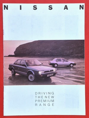 1988 NISSAN Sales Brochure -Sunny ZX Coupe Sunny Premium Bluebird Premium Micra - Image 1 of 4