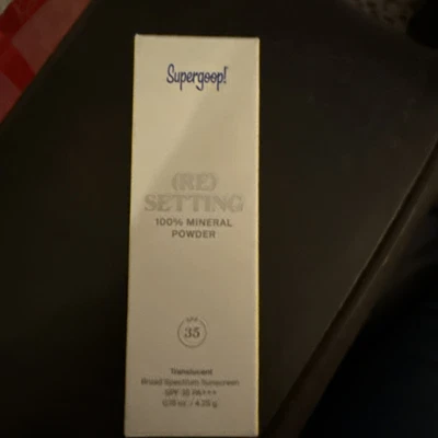 Supergoop! Protector solar (Re)ajuste 100 % polvo mineral FPS 35 PA+++ NUEVO EN CAJA 4,25 g Foto 1 de 4