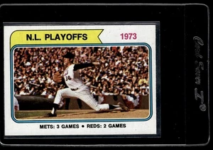 1973 N.L. Playoffs Baseball Topps #471 New York Mets - Bild 1 von 2