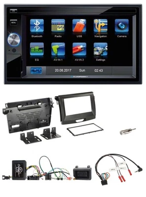 Blaupunkt 2DIN Bluetooth TMC USB Lenkrad SD Navigation für Ford Ranger 2AB ab 04 - Bild 1 von 4