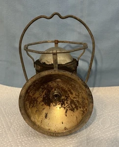 Delta Powerlite Double Latern Clear Globe Railroad Train Lamp Mining Vintage - Picture 1 of 18