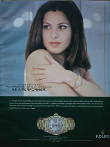 Rolex Oyster Perpetual Lady Datejust 2006 oro para dama anuncio de reloj - Imagen 1 de 1