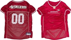NFL San Francisco 49ers Dog Jersey - 3X-Large, Licensed Football Jersey Costume - Picture 1 of 5