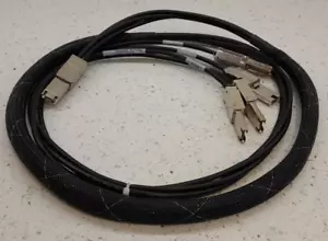 HP AN975A 2 Meter Mini-SAS (SFF-8088) to 4x Mini-SAS (SFF-8088) Cable 500479-001 - Photo 1/4