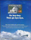 FRONTIER AIRBUS A320 GO KAUFEN-KAUFEN DANN GO BYE-BYE MASTERCARD 2008 AD
