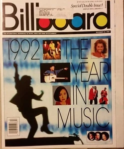 BILLBOARD MAGAZINE "THE YEAR IN MUSIC 1992" SPECIAL DOUBLE ISSUE/VERY GOOD + - Picture 1 of 1