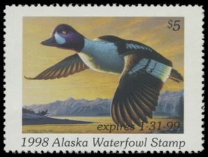 1998 Alaska State Duck Stamp Mint Never Hinged. Original Gum - Picture 1 of 1