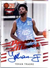 2021-22 Pro Set Power Power Moves Spectrum Red #PM-YT1 Yohan Traore AUTO 14/25