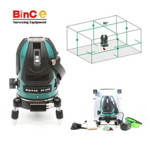 Green Beam Self-Leveling Laser Level 4V1H6D + Tripod | Multi Cross Line Rotary - Picture 1 of 9