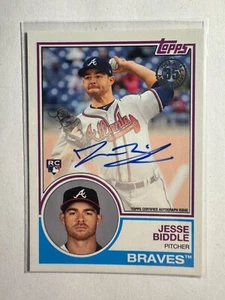 K300,121 -  2018 Topps '83 Topps Autographs #83AJS Jesse Biddle UPD Auto - Picture 1 of 1