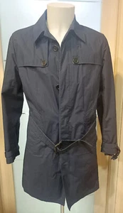 TRENCH PAUL SMITH SIZE S - MENS LIGHTWEIGHT BLUE COAT JACKET Burberry Style - Picture 1 of 6