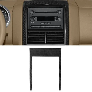 For Ford Explorer/Explorer Sport Trac 2008-10 Carbon Fiber Center Air Vent Cover - Picture 1 of 9