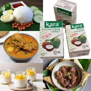 6 Pack Kara Coconut Cream Extract Coconut Milk 110 ml for Cooking Free Shipping - Picture 1 of 5