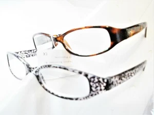 2 pair Lady  READING GLASSES power +3.50  Color variety readers - Imagen 1 de 2