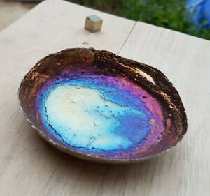 Bismuth Rainbow Handmade Jewellery Dish 🎁 Gorgeous Gift 🎁 Free UK Postage 🎁