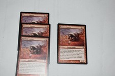 MTG card: 4x Hanweir Lancer, Red Common Card from Avacyn Restored