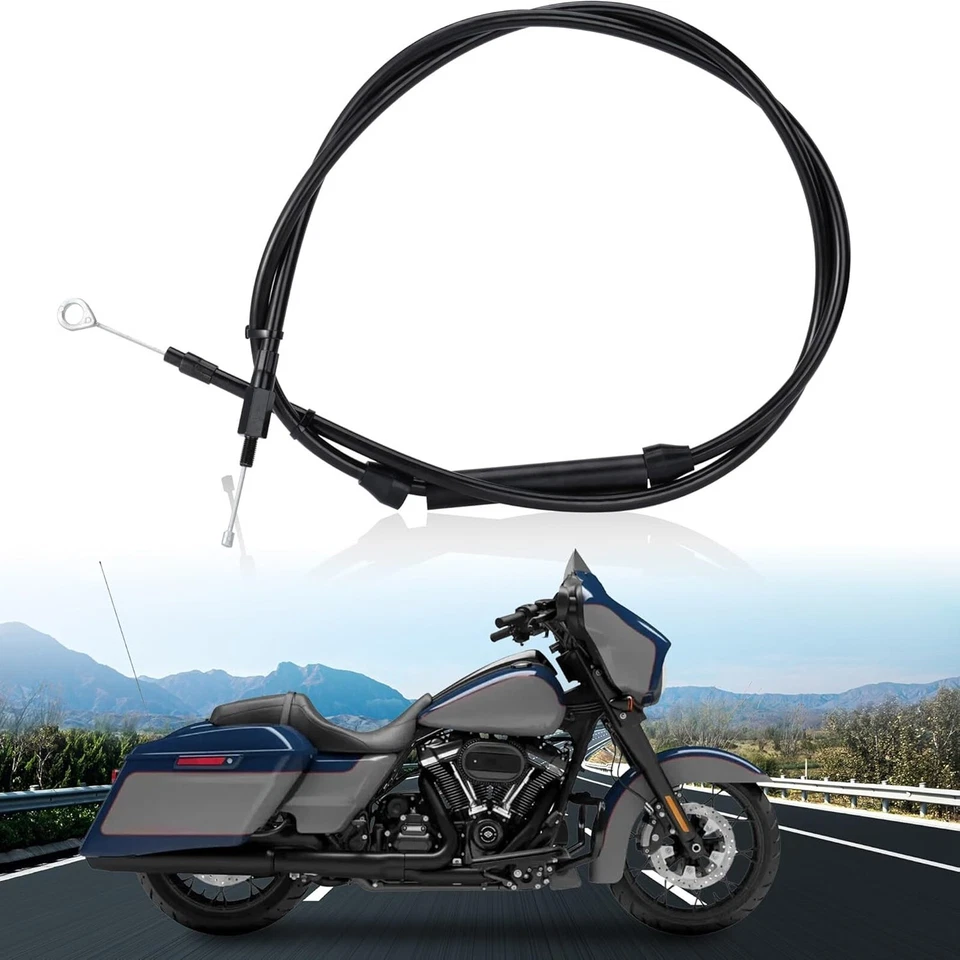 Cable de embrague Electra Glide 69" para Harley Touring Dyna Softail Fat Boy 2007-2016 Foto 1 de 4