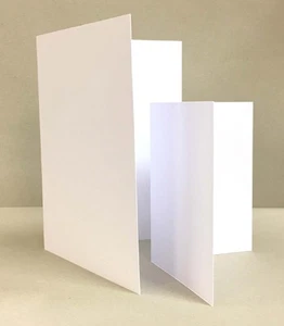 Vorgeritzte recycelte weiße Kartenrohlinge 250 g/m² 300 g/m² 350 g/m² ohne Umschläge - Bild 1 von 4