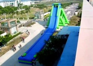 195'x48'x55 Inflatable Bounce House Water Slide Trampoline Commercial We Finance - Picture 1 of 12