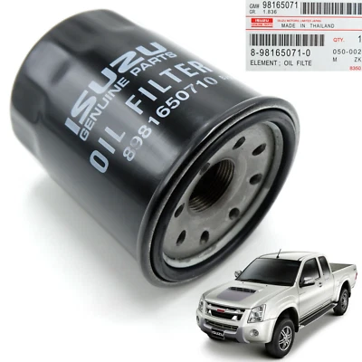 Genuine Engine Oil Fuel Filter Black For 2012-2018 Isuzu Dmax D-Max Pickup Truck - Image 1 of 4