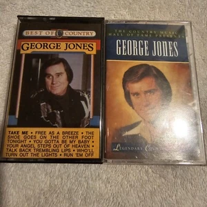 George Jones Cassette Tape Lot Best Of Country Legendary Collection - Picture 1 of 2