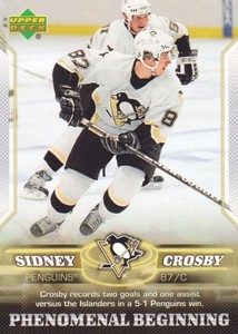 2005-06 Upper Deck Phenomenal Beginning #7 Sidney Crosby