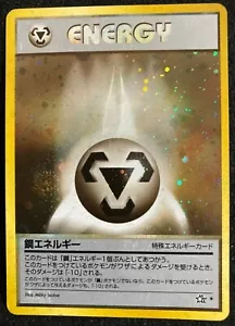 METAL ENERGY Pokemon Card HOLO Neo Genesis Japanese Rare F/S N/M Japan - Picture 1 of 7