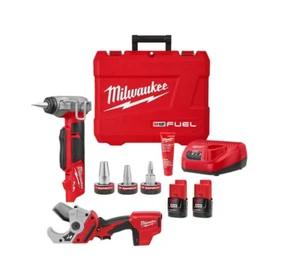 Milwaukee Expansion Tools7.28"W ProPEX Expander Heads Ratcheted Li-Ion Durable - Picture 1 of 6