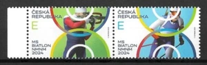 Tschechien Mi.Nr. 1240-1241** (2024) postfr./Biathlon-WM, Nové Město na Moravě - Bild 1 von 1