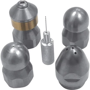 Kit de boquilla de chorro de alcantarillado universal DTE, 5 piezas, 3/8 pulgadas - Imagen 1 de 1