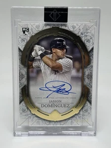 Jasson Dominguez Auto RC Topps Transcendent Gold 25/25 Autograph Rookie Yankees - Picture 1 of 2