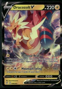 Pokémon SWSH07: Cieli in Evoluzione #058/203 Dracozolt V Ultra Raro, quasi nuovo - Foto 1 di 2