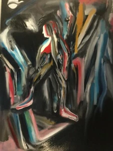 NEW! Original Abstract Oil Painting – Handcrafted & Unique - Picture 1 of 7