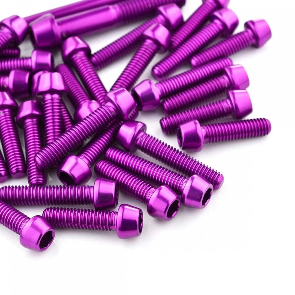 Triumph Bonneville T100 2017+ Kit de motor de tapa de enchufe de aluminio-violeta Foto 1 de 1